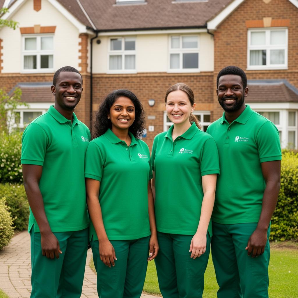 The diverse Shalom Home Care team in Leicester